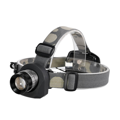 Rugged Blue 3W LED Military Zoomable Headlamp - 60 Lumens