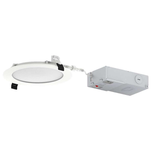 6in. LED Wattage Adjustable & Color Tunable Slim Wafer Downlight - 10W/12W/14W - 2700K/3000K/3500K/4000K/5000K - Keystone