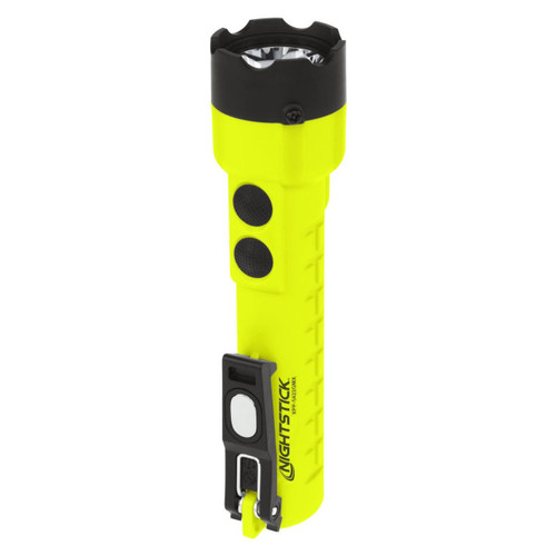 Nightstick Intrinsically Safe Dual-Light Flashlight w/Magnets - 3 AA (not included) - Green - UL913