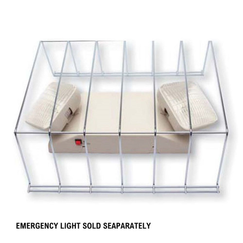 Small Wire Guard for Emergency Exit Lights