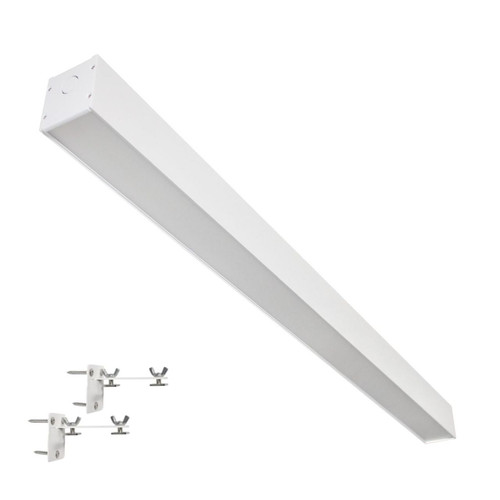 Wall Mount LED 4ft. Linear Light - 40 Watt - Color Tunable 3000K/4000K/5000K - White Lamp Body - LumeGen