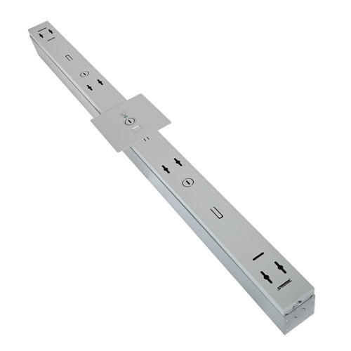 Surface Mount LED 4ft. Linear Light - 40 Watt - Color Tunable 3000K/4000K/5000K - Silver Lamp Body - LumeGen