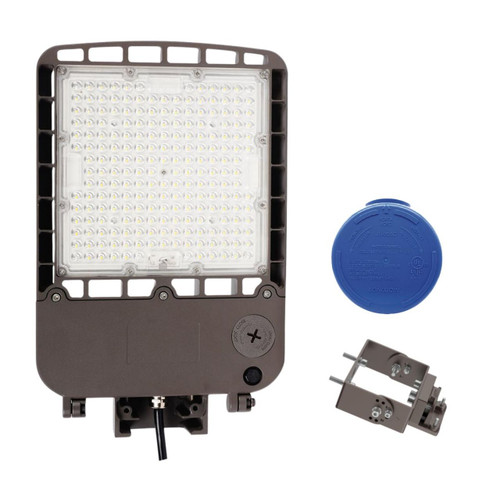 LED Area Light with Photocell and Trunion Bracket - Wattage Adjustable 70W/100W/150W - 5000K - LumeGen
