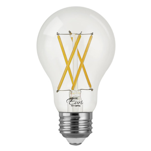 LED A19 Filament Bulb - 8.5W - 800 Lumens - Euri Lighting