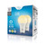 2-Pack LED A19 Bulb - 8W - 800 Lumens - GU24 Base - Euri Lighting