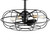 24in. Farmdale Indoor/Outdoor Matte Black Finish Ceiling Fan with LED Bulbs and Remote Control Included - 500 Lumens - 2700K - Altitude