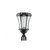 LED Victorian Solar Lamp with Motion Sensor with Three Mounting Options - 100 Lumens - 2700K - Black Finish - Gama Sonic