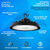 LED UFO High Bay - Wattage Adjustable 200W/240W/300W - 4000K/5000K - LumeGen