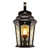 LED Outdoor Wall Flame Lantern Light - 12.5W - 1200 Lumens - 3000K - Bronze Water Glass Finish - Euri Lighting