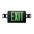 LED Reduced Profile Exit & Emergency Light Combo - 90 Min. Emergency Runtime - LumeGen