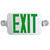 LED Low Profile Exit & Emergency Combo Sign - Remote Capable - Red/Green Letters - 90 Min. Emergency Runtime - LumeGen