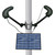 Solar LED Curved Flagpole Light - 1320 Lumens - LumeGen