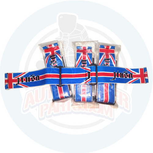 JT ProFlex Woven Goggle Strap  -  British Flag 