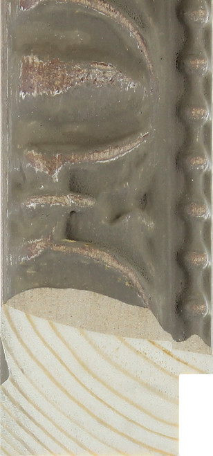 Dark green ornate french style picture frame moulding