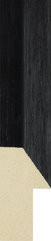 Tribeca 19mm Brushed Black Wood Moulding