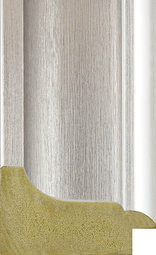 55mm brushed gunmetal coloured Polcore moulding slip with bright silver sight edge.