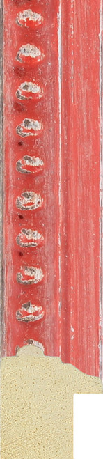 Carmen 20mm Ornate Red Beaded  Wood Moulding