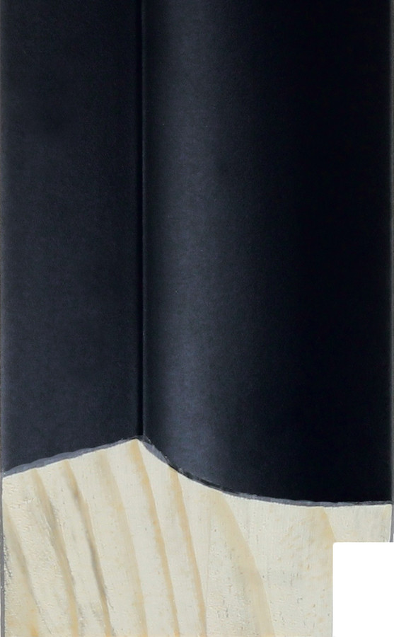 Black colour wooden picture frame moulding