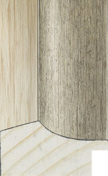 Silver colour wooden picture frame moulding