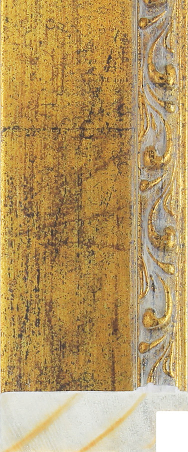 37mm Antique Gold Slip  Wood Moulding