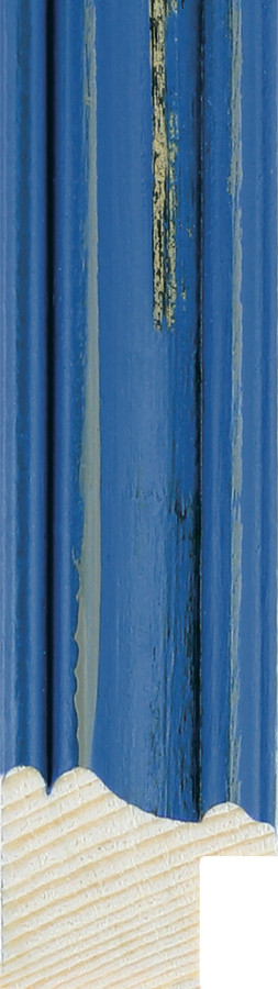 Westcombe 26mm Distressed Blue  Wood Moulding