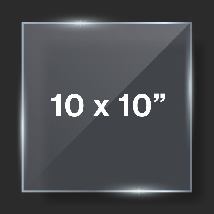 10x10" 2mm Float Glass