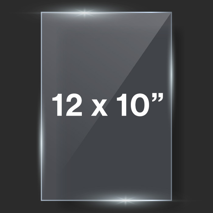 12x10" 2mm Float Glass