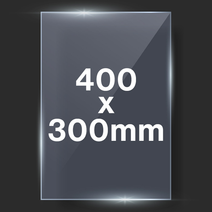 400x300mm 1.2mm Clear Styrene