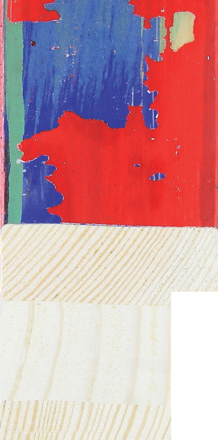 Art Attack 44mm Red Paint Splatter Wood Moulding