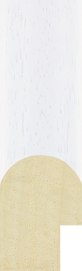 Moda 27mm White Woodgrain Wood Moulding