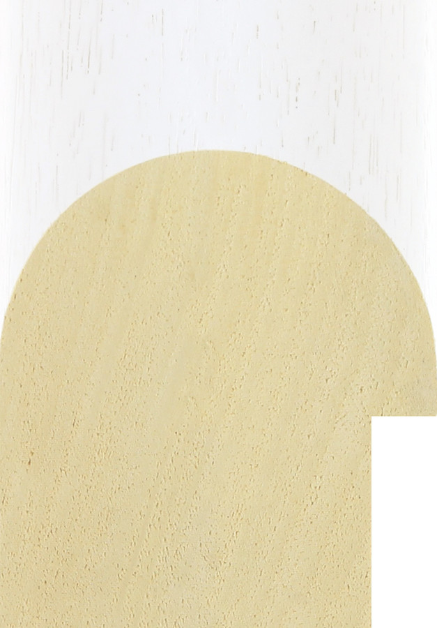Moda 62mm White Woodgrain Wood Moulding
