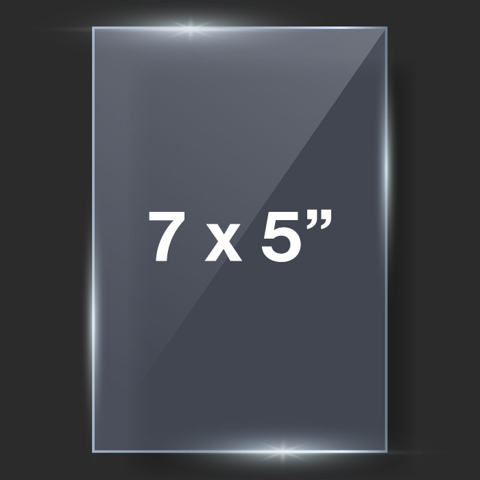 7x5" 1.2mm Clear Styrene