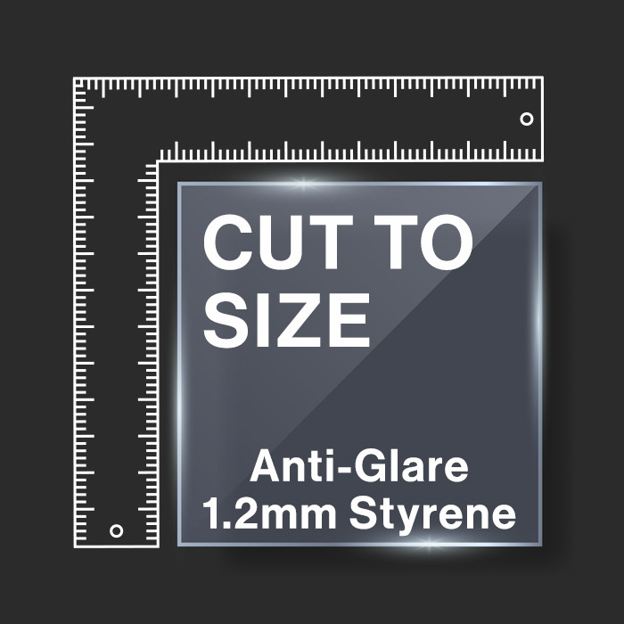 1.2mm Anti-Glare Styrene Cut to Size