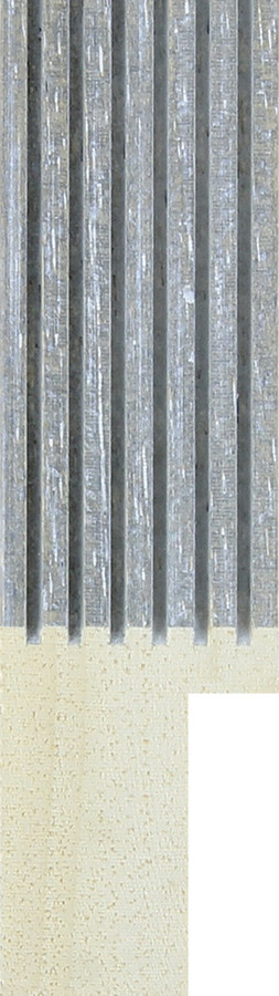 Linden 25mm Light Grey Grooved Wood Moulding