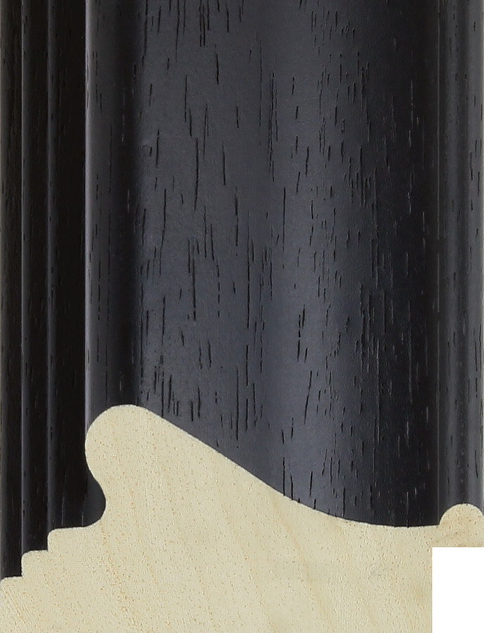Fairford 68mm Black Woodgrain Wood Moulding