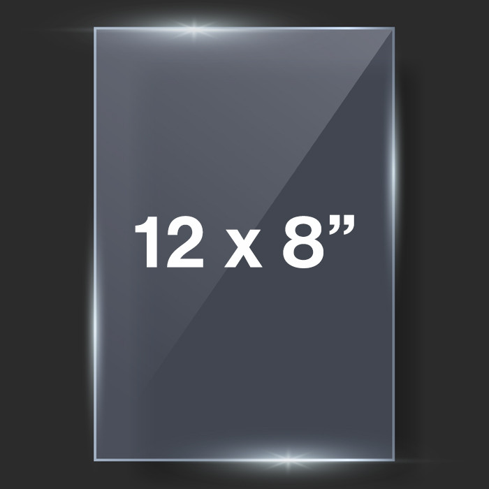 12x8" 2mm Float Glass