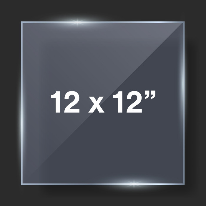 12x12" 2mm Float Glass