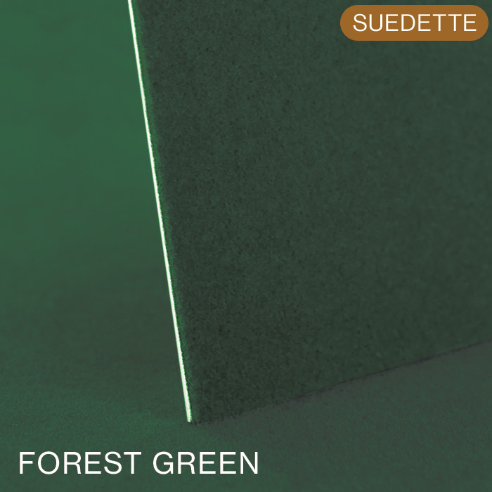 Mainline Basics Suedette Forest Green 1.5mm White Core Mountboard