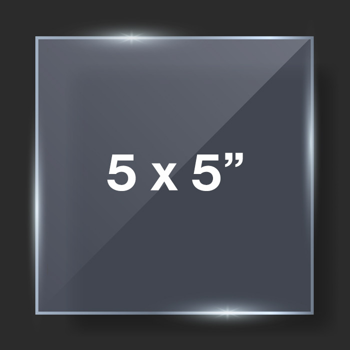 5x5" 1.2mm Clear Styrene