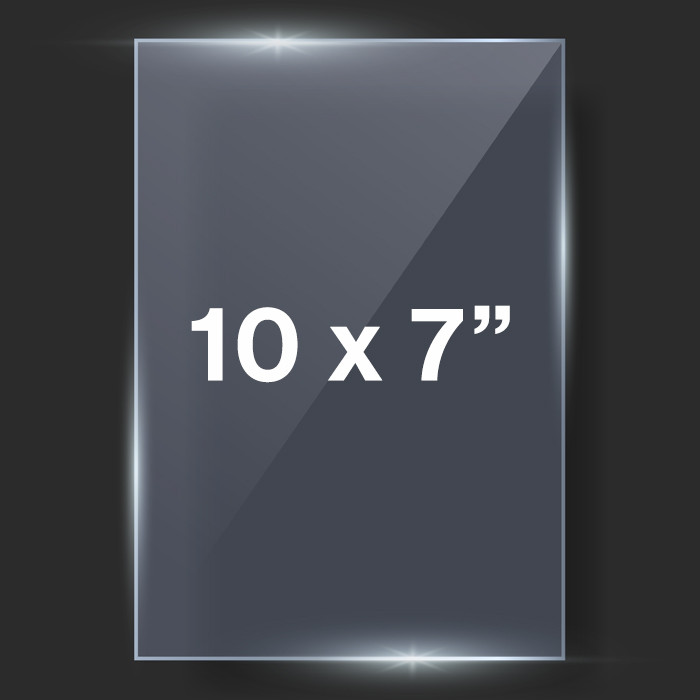 10x7" 1.2mm Clear Styrene