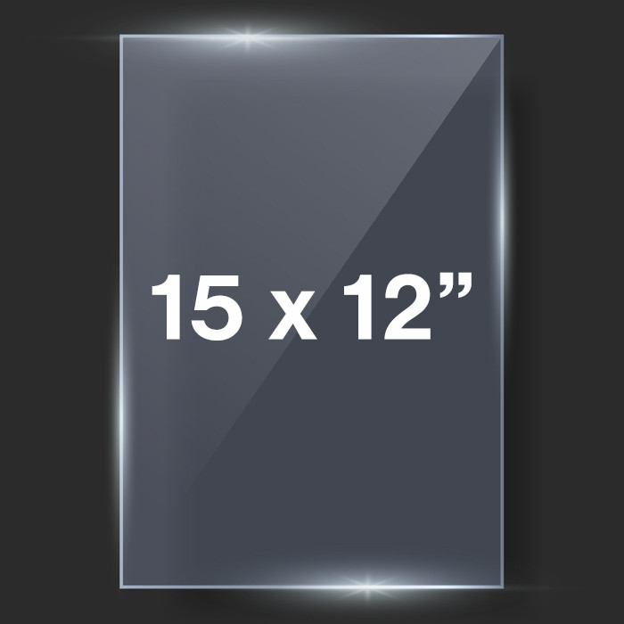 15x12" 1.2mm Clear Styrene