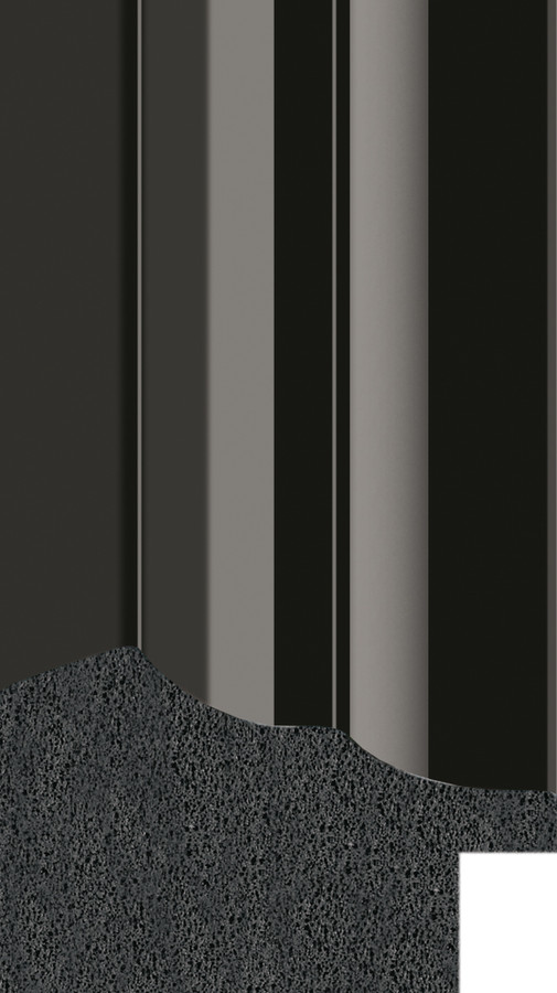 Deco 50mm Gloss Black BASICS Polcore Moulding