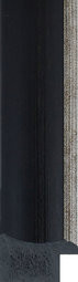 Ebony black picture frame moulding