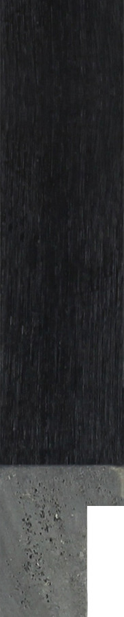 Black picture frame moulding