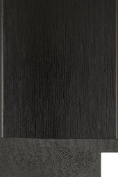 Brushed black picture frame moulding for framing posters.