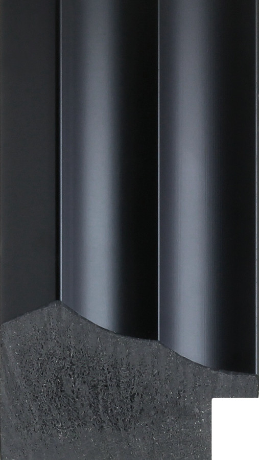 Deco 50mm Matt Black Polcore Moulding