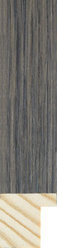 Veneer 20mm Dark Grey Woodgrain Wood Moulding