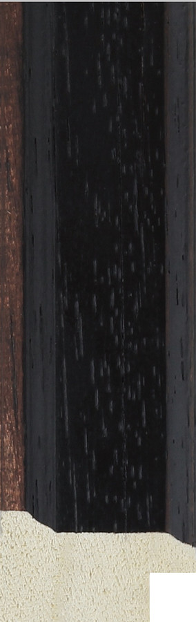Farmhouse 28mm Black Woodgrain Wood Moulding
