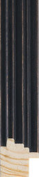 Penrose 20mm Rubbed Black Wood Moulding