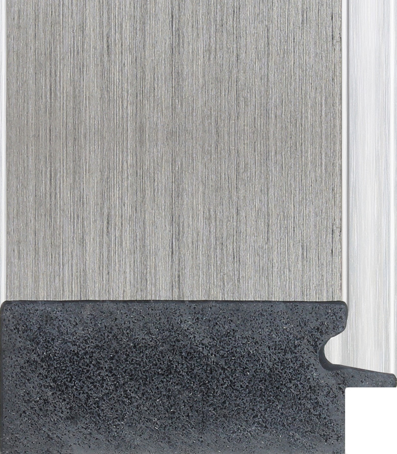 Paramount 78mm Brushed Gunmetal with Silver Slip Polcore Moulding